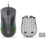 INCA Gaming Maus RGB/10000DPI/ 7Tasten/USB 1.80m schwarz retail