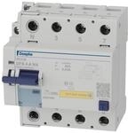 Doepke FI-Schalter DFS4 040-4/0,03-A NA 4p 40 A 0.03 A Typ A,Not-Aus,N links