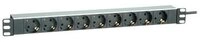 ROLINE 48,26cm-Steckdosenleiste 9fach 2m