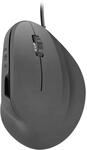 Speedlink Maus PIAVO, Ergonomie Vertikal, USB, schwarz retail