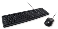 Equip 245201 Tastatur Maus enthalten B&uuml;ro USB QWERTY Spanisch Schwarz