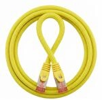Python Cat.6 Patchkabel mit Nylongeflecht gelb 5m