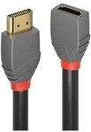 LINDY HDMI 2.0 Verl&auml;ngerungskabel 1m, Anthra Line