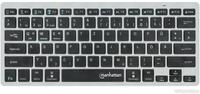 MANHATTAN Slim Funktastatur anthrazit Bluetooth 3.0/2.4GHz