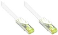 Good Connections Patchkabel m. Cat.7 Rohkabel wei&szlig; 0,15m