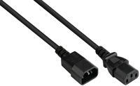 Good Connections Kaltger&auml;teverl&auml;ngerung an C13 schwarz 5m