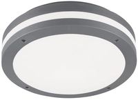 TRIO Wand-/Deckenl. PIAVE IP54 676960142 12W 1000lm 3000K m.BWM 300x90 anthrazit