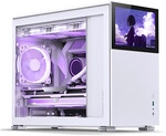 Jonsbo D31 Screen Micro-ATX Geh&auml;use, Tempered Glass - wei&szlig;