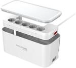 RealPower Steckdosenw&uuml;rfel PowerBox 522 + 2xUSB-A / 2xUSB-C