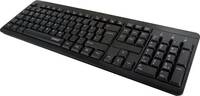 Schwaiger Tastatur kabellos USB 2.0A Schwarz