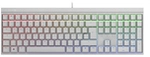 CHERRY MX 2.0S RGB Tastatur Gaming USB QWERTZ Deutsch Wei&szlig;