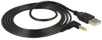 DELOCK Stromkabel USB -> DC 4.0x1.7mm St/St 90&deg; 1.5m