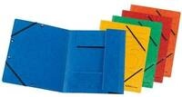 Herlitz Einschlagmappe A4 Karton farb.sort. Gummiz. 10er Pac