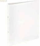 PAGNA Ringbuch A4 25mm PP 2-Ring-Mechanik wei&szlig;