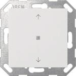 GIRA 517203 Taster Wippe 1fach Pfeile OneKNX System 55 Reinwei&szlig; gl&auml;nzend