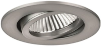 BRUM Einbaustrahler rund 6W chrom BB03 650lm 3000K DA68 ET36 inkl dim. Konvert