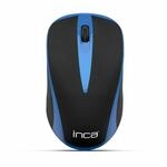 INCA Wrls Maus 1000DPI/3Tasten/2.4GHzUSB-A bl/sw retail