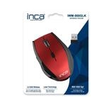 INCA Wrls Maus Ergo/1600DPI/6Tasten/Laser/2.4GHzUSB-A rt retail