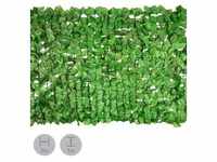 Fency Bright Leaf Sichtschutzzaun Windschutz 300x100 cm Buche hellgrün