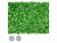 Fency Bright Ivy Sichtschutzzaun Windschutz 300x150 cm Efeu hellgrün