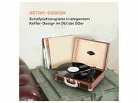 Peggy Sue Retro-Plattenspieler LP USB braun