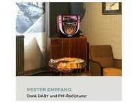 Graceland Mini Jukebox CD-Player Plattenspieler DAB+/FM-Radio LED
