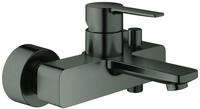 GROHE EH-Wannenbatterie Lineare 33849_1 Wandmontage hard graphite geb&uuml;rstet,