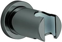 GROHE Wandbrausehalter Rainshower 27074 n. verstellbar runde Ros. hard graphite,