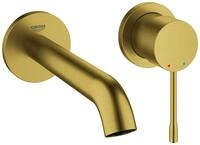 GROHE 2-Loch Waschtischarmatur Unterputz Essence Ausladung 183mm cool sunrise geb.,