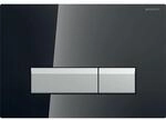 Geberit Bet&auml;tigungsplatte Sigma40, f&uuml;r 2-Mengen-Sp&uuml;lung Glas schwarz, 242601SJ1