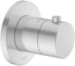 Keuco Thermostatarmatur IXMO 59553, rund, Aluminium-finish, 59553170001...