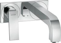 Hansgrohe Waschtischmischer UP Axor Citterio F-Set m.Hebelg.lang.Auslauf u.Platte