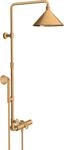 Hansgrohe Showerpipe Axor Front Brushed Gold Optic 26020250