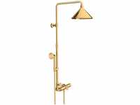 Hansgrohe Showerpipe Axor Front Polished Gold Optic 26020990