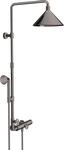 Hansgrohe Showerpipe Axor Front Polished Black Chrome 26020330