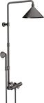 Hansgrohe Showerpipe Axor Front Brushed Black Chrome 26020340