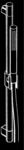 Hansgrohe Brausenset Axor Starck 900mm Brushed Brass 27980950
