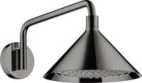 Hansgrohe Kopfbrause Axor Front m.Brausearm Polished Black Chrome 26021330