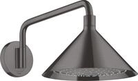 Hansgrohe Kopfbrause Axor Front m.Brausearm Brushed Black Chrome 26021340