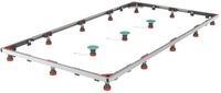 Mepa Montagerahmen SF Rechteck, Duschwannen SF Stahl XL100/160, 150184 150184