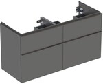 Geberit iCon Unterschrank f&uuml;r Doppel-Waschtisch, 4 Schubl. 502309JK1