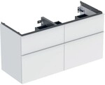 Geberit iCon Unterschrank f&uuml;r Doppel-Waschtisch, 4 Schubl. 502309013