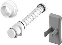 Tece -Duschstab-Komplettset, wei&szlig; , 9820363 9820363