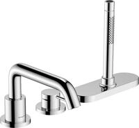 Hansgrohe 3-Loch Wannenrandmischer Tecturis S mit sBox chrom, 73447000 73447000