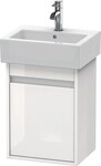 Duravit Ketho Waschtischunterbau wandh&auml;ngend Wei&szlig; Hochglanz 400x320x550 mm -