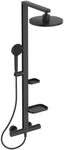 Ideal Standard Duschsystem Alu+ m.CTherm Brausethem. 2 Ablagen, 2F-HB u.2F-Kopfbr.