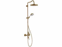 Hansgrohe Showerpipe Axor Montreux Brushed Bronze mit 16572140