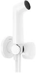Hansgrohe Handbrause Bidette S f.Kaltwasser m. Schlauch 1250mm und Porter, mattweiss,