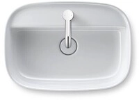 Duravit Zencha Aufsatzbecken Wei&szlig; Hochglanz, 550 mm - 2374550071 2374550071