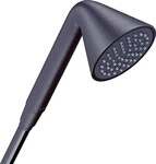 Hansgrohe Handbrause Axor Front Brushed Black Chrome 26025340